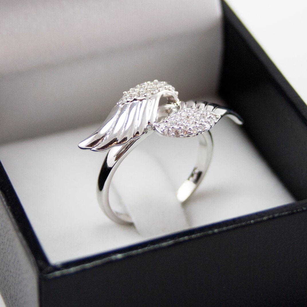 Silver Angel Wings Ring // Angel Accessories // Jewelry and Accessories ...