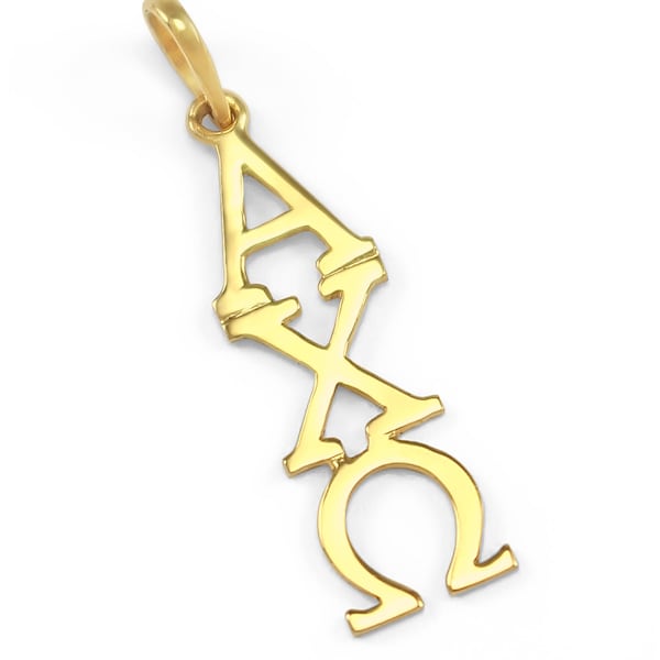 Alpha Chi Omega 14k Solid Gold Pendant // AXO Sorority Jewelry // Sorority Gifts // Sorority necklace // Big and Little gifts // Real Gold