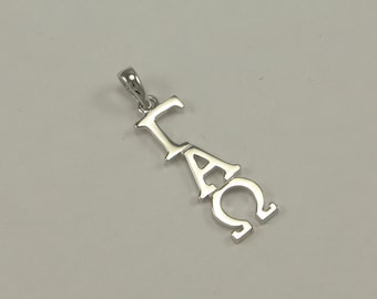 Fiji The Collegiate Standard Phi Gamma Delta Fraternity Classic Sterling Silver Lavaliere/Fraternity Gifts 