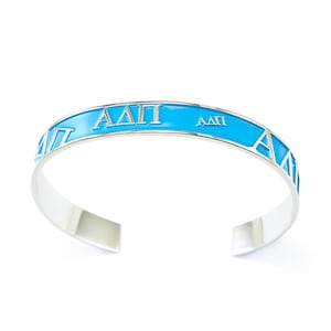 Alpha Delta Pi Bangle // ΑΔΠ Sorority Accessories // Sorority Bracelets // ADPi Accessories // Greek Gear // Sorority Gifts // Greek Life