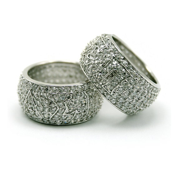 Kappa Delta Pi Sterling Silver Ring With CZs - Size 7, Handcrafted Sorority Jewelry - View #4