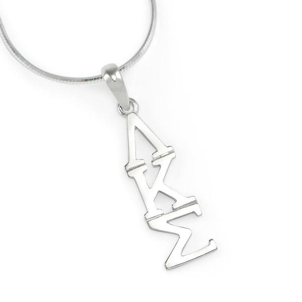 Lambda Kappa Sigma Sterling Silver Lavaliere Pendant // ΛΚΣ Sorority Jewelry // Sorority Gifts // Gifts for her // Sorority Necklace //