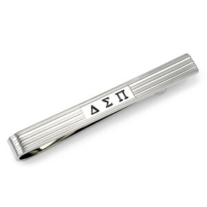 Delta Sigma Pi Tie Clip // ΔΣΠ Accessories // Gifts for Him // Fraternity Gifts // Greek Letter Gifts // Greek Life // Go Greek // Tie Clip image 3