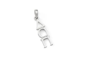 Delta Omicron Pi Sterling Silver Lavaliere Pendant // ΔOΠ Sorority Jewelry // Sorority Gifts // Sorority necklace // Big and Little gifts