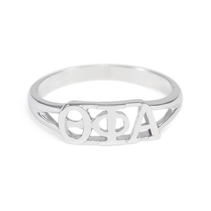 Theta Phi Alpha Sterling Silber Ringe 325 sterling Silber 30er 925 SilberRinge 30er Jahre 30 x 100% Sororitätsschmuck