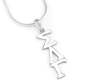 Sigma Lambda Gamma Sterling Silver Lavaliere Pendant // Sorority Jewelry // Sorority Gifts // Sorority necklace // Big and Little gifts
