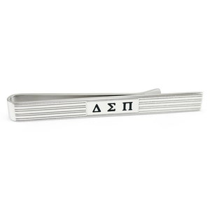 Delta Sigma Pi Tie Clip // ΔΣΠ Accessories // Gifts for Him // Fraternity Gifts // Greek Letter Gifts // Greek Life // Go Greek // Tie Clip image 4