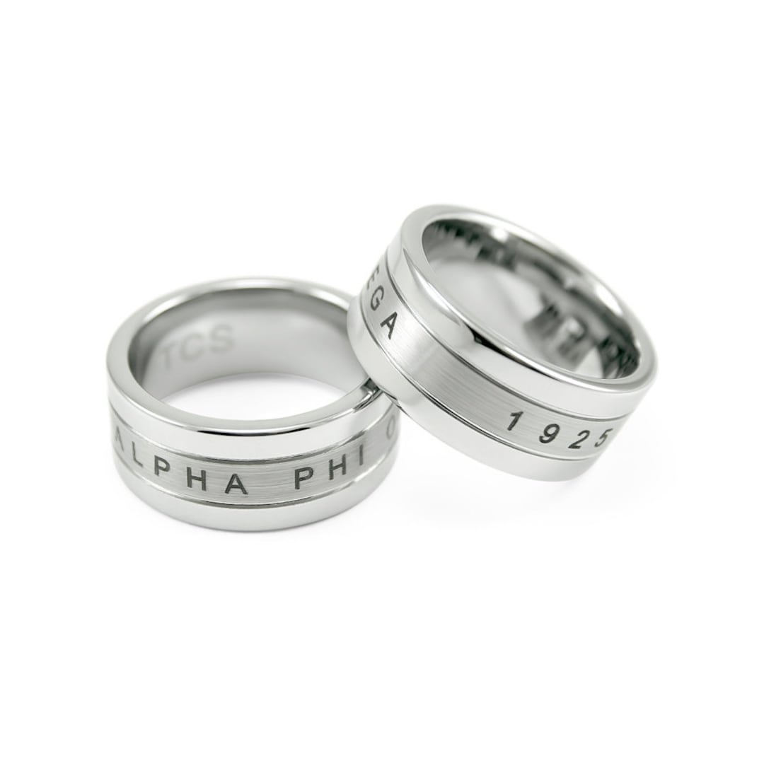 Alpha phi omega ring best sale