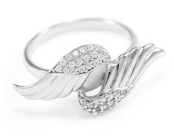 Silver Angel Wings Ring // Angel Accessories // Jewelry and Accessories // Wings // Rings // Cute Jewelry // Cute Rings // Angelic rings //
