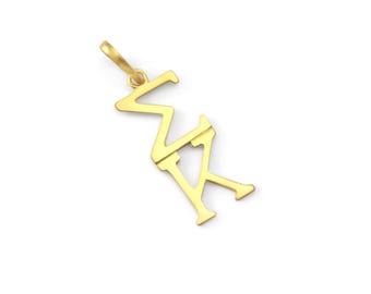 Sigma Kappa 14K Solid Gold Lavaliere // ΣΚ Sorority Gifts // Big & Little Gifts // Sorority Lavaliere // Greek Accessories // Gifts for her