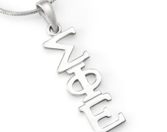 Sigma Phi Epsilon Sterling Silver Lavaliere Pendant // Fraternity Jewelry // Fraternity Gifts // Fraternity necklace // Big and Little gifts