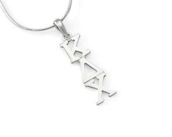 Kappa Delta Chi Sterling Silver Lavaliere Pendant // Sorority Jewelry // Sorority Gifts // Sorority necklace // Big and Little gifts