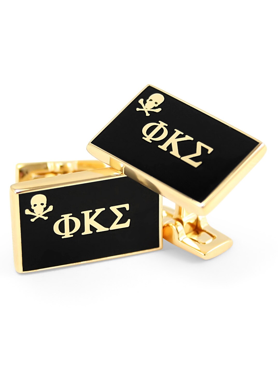 Phi Kappa Sigma Gold Plated Cuff Links // Fraternity gifts // Big and Little gifts // Gifts for Him // Fraternity accessories // Frat Life