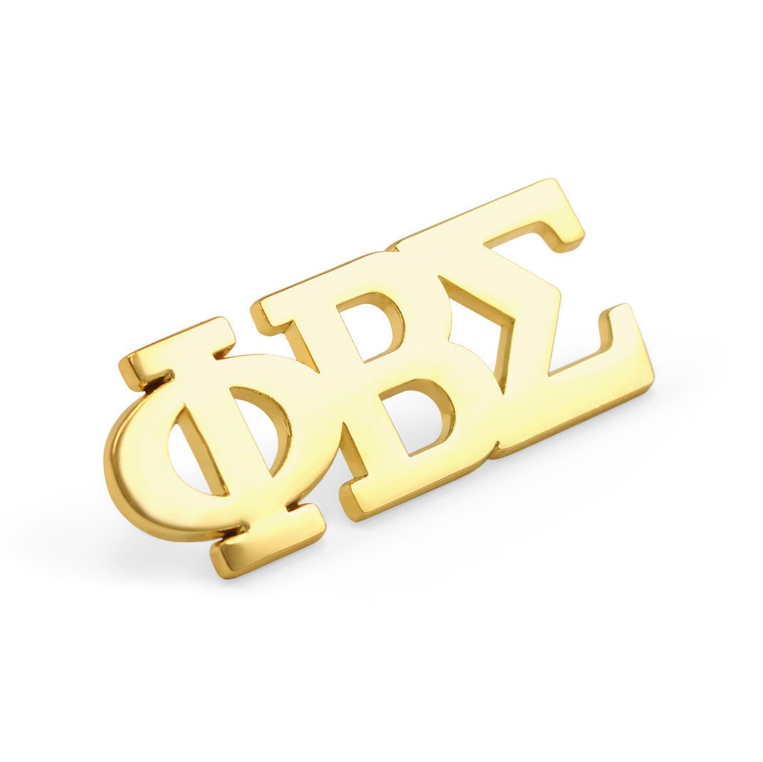 Phi Beta Sigma 14k gold plated lapel pin // Fraternity Gifts // ΦΒΣ Fraternity // Fraternity Gifts // Gifts for Him // Brotherhood // Greek
