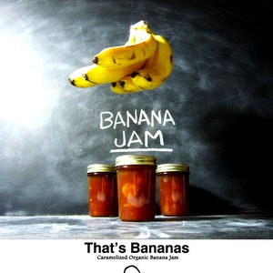 That's Bananas Caramelized Organic Banana Jam Handcrafted Small Batch Artisan Food Gift image 4