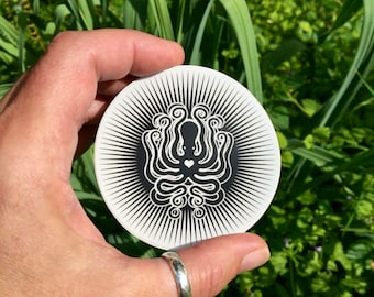 Octopus Dance Sticker - 3" Vinyl Weatherproof Durable Sticker