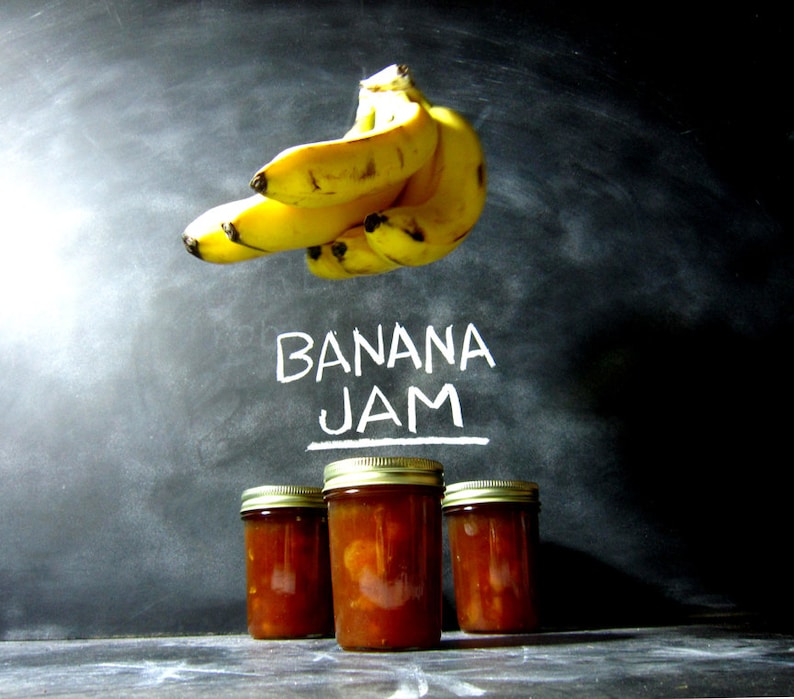 That's Bananas Caramelized Organic Banana Jam Handcrafted Small Batch Artisan Food Gift image 1