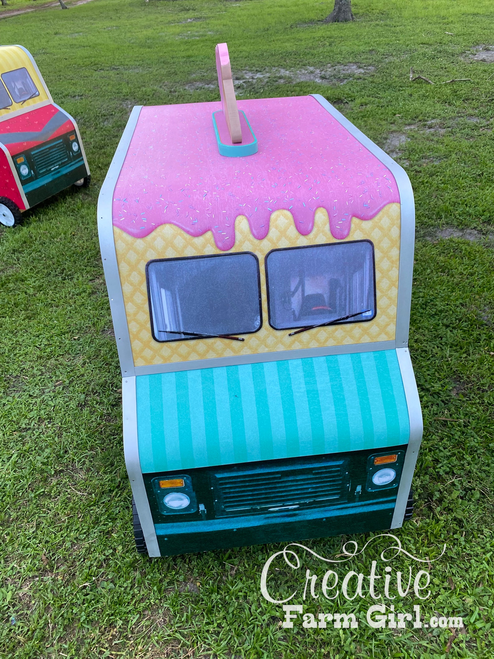 Ice Cream Truck Dog House/dog Camper/pet Camper/pet Etsy