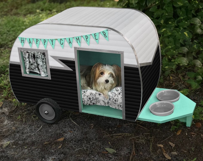 Dog Retro Camper - Etsy
