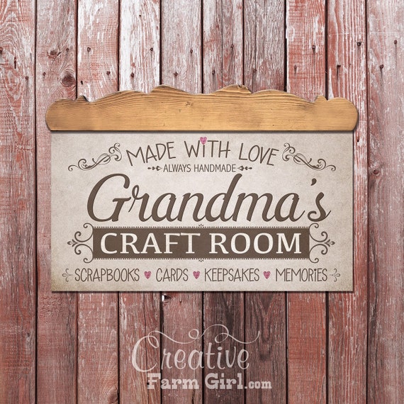 Personalized Craft Room sign Custom craft room sign. Perfect Etsy