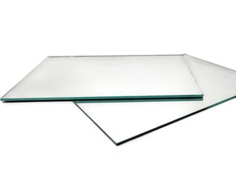 Eisco PH0514B - Plane Glass Mirror - Unmounted - 75 X 50mm - Pack Of 10