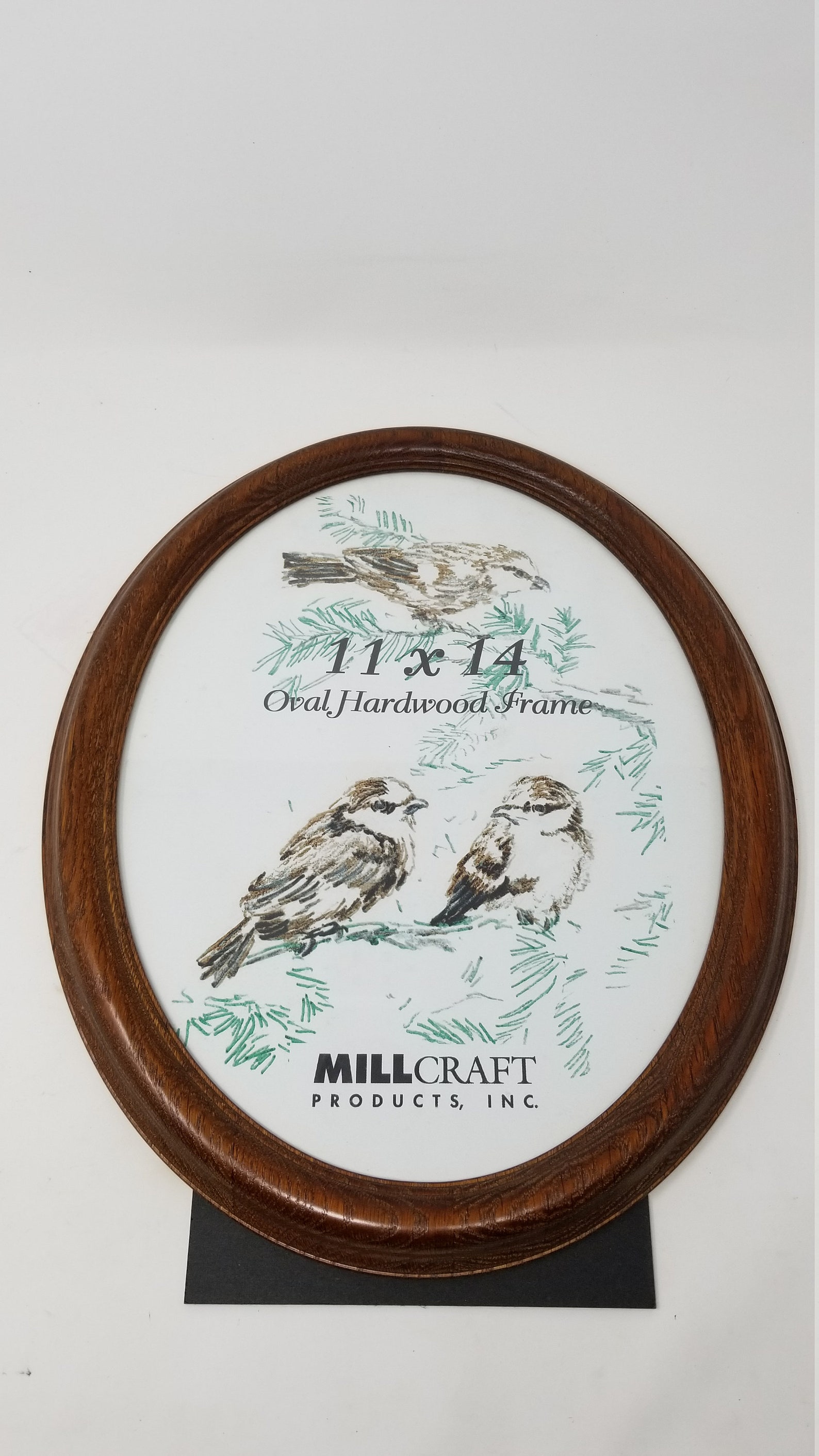 11x14 Oval Picture Frame Photo Vintage Style Solid Wood Etsy