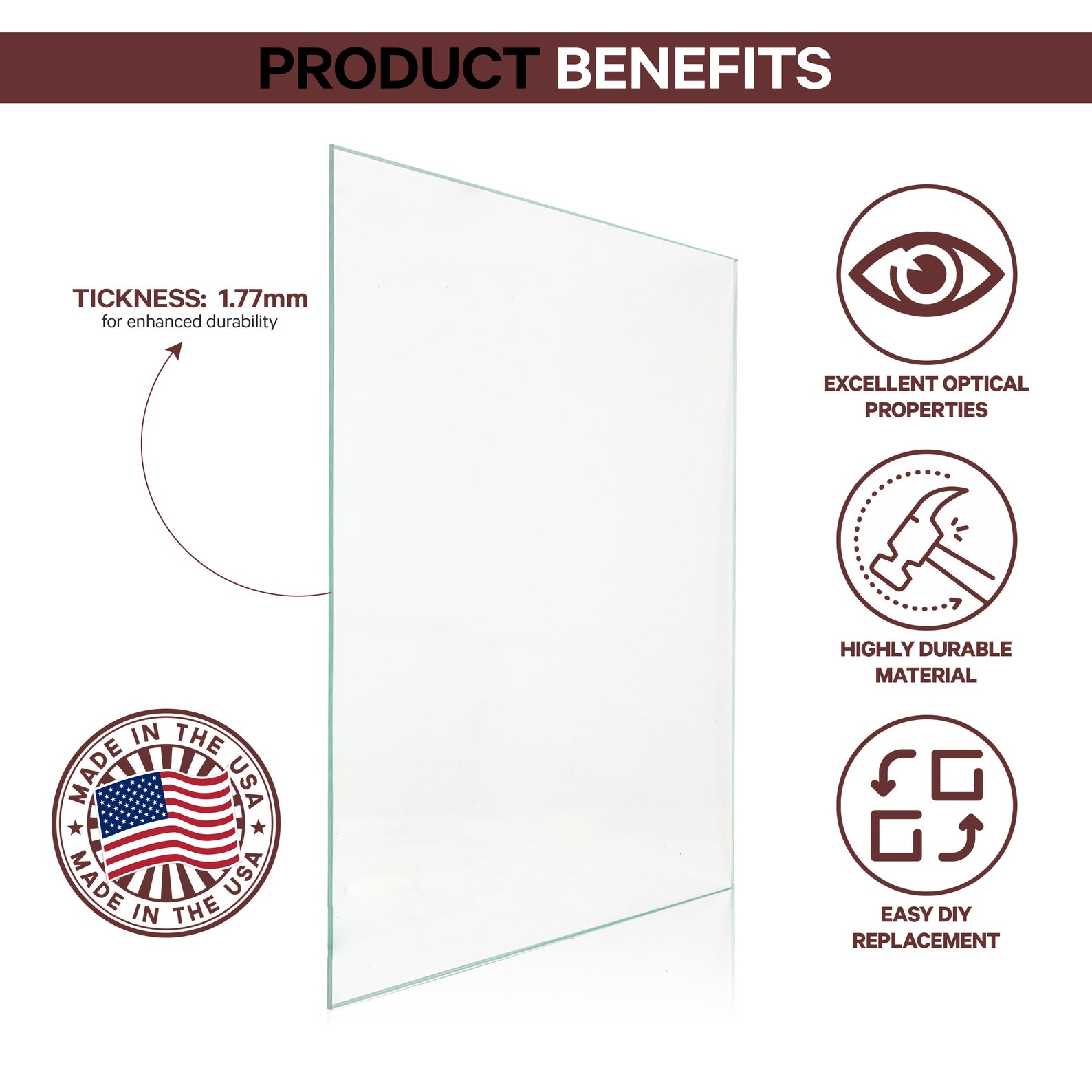 Picture Frames Glass Replacement 2Pcs Set 1.77mm Picture Etsy