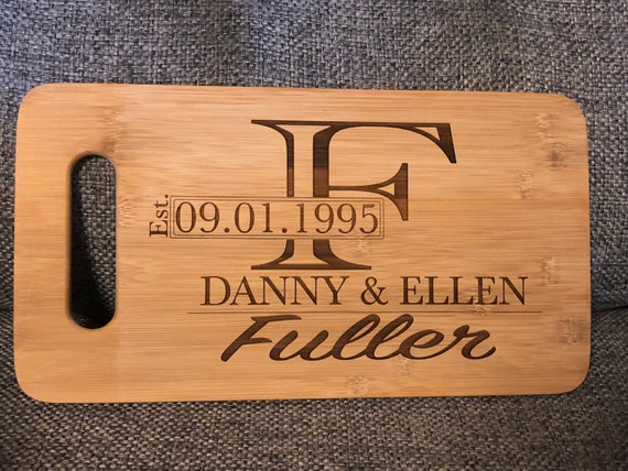Laser Engraved Cutting Board Etsy