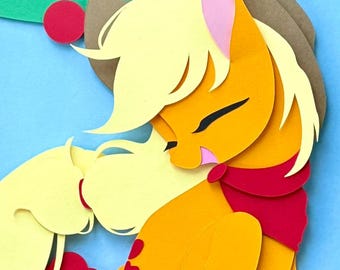 MLP: Applejack 8x10 inch Shadow Box