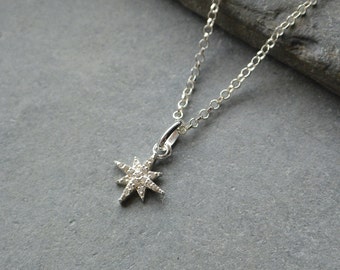 ■ENGBROX■ silver925 nacre star necklace EBNL25015SV Amazon.com: Sterling Silver Star Necklace, Zircon Star