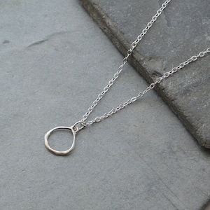 Sterling Silver Circle Necklace