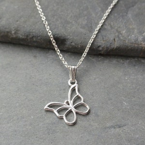 Sterling Silver Butterfly Necklace