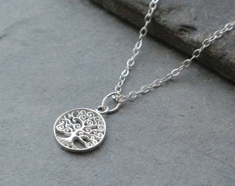 Tree Of Life Necklace Sterling Silver