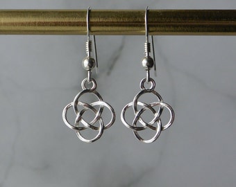 Celtic Knot Earrings Sterling Silver