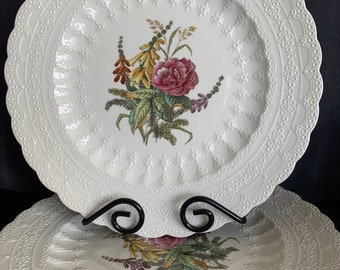 Spode of England Dinner Plate Rose Heath Pattern Jewel Copeland 10 inches