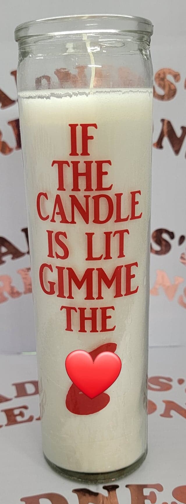 If the Candle is Lit Gimme the Dck Adult Candle/novelty Game/ Etsy