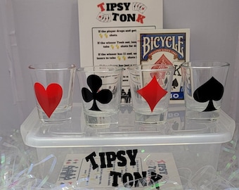 Tipsy Tonk/ Party Game/ Adults Drinking Card Games/ Adults Games