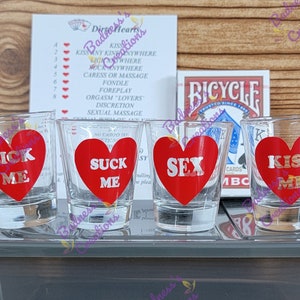 Dirty Hearts / Adult game / Couple Game / Date night/ Valentine Gift/ Valentine  Game