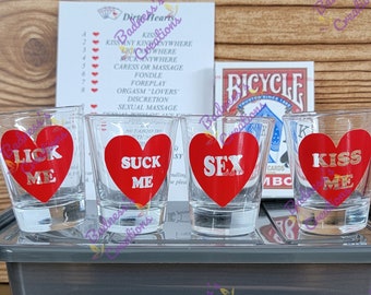 Dirty Hearts / Adult game / Couple Game / Date night/ Valentine Gift/ Valentine  Game