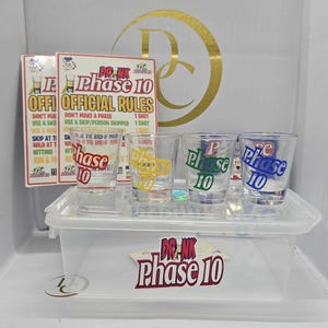 Drunk Phase 10 Adults Drinking Games/ Novelty Game/ Valentine Game