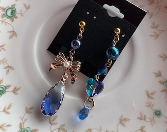 Genshin Neuvillette themed earrings