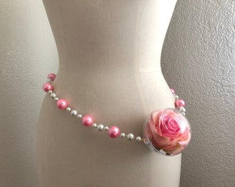 Rose pearl Belt