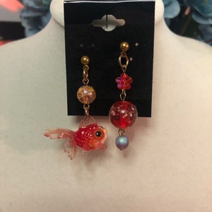 Genshin Yoimiya themed earrings
