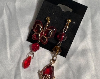 Genshin HuTao themed earrings
