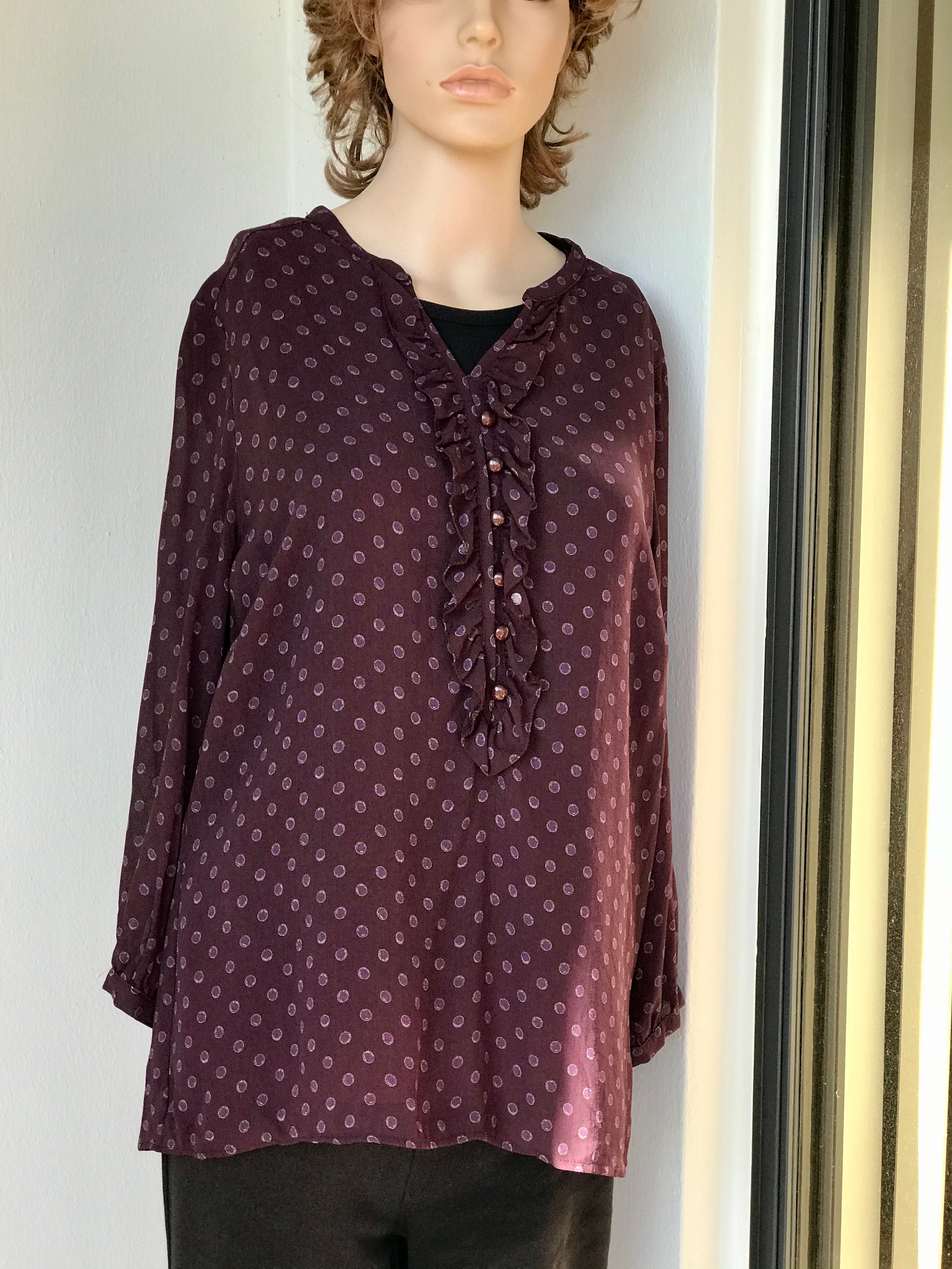 Autumn top autumn blouse fall trends fall blouse office outfit Etsy