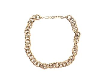 Vintage Goldtone Chain Link Necklace ~18 inches, pre-owned