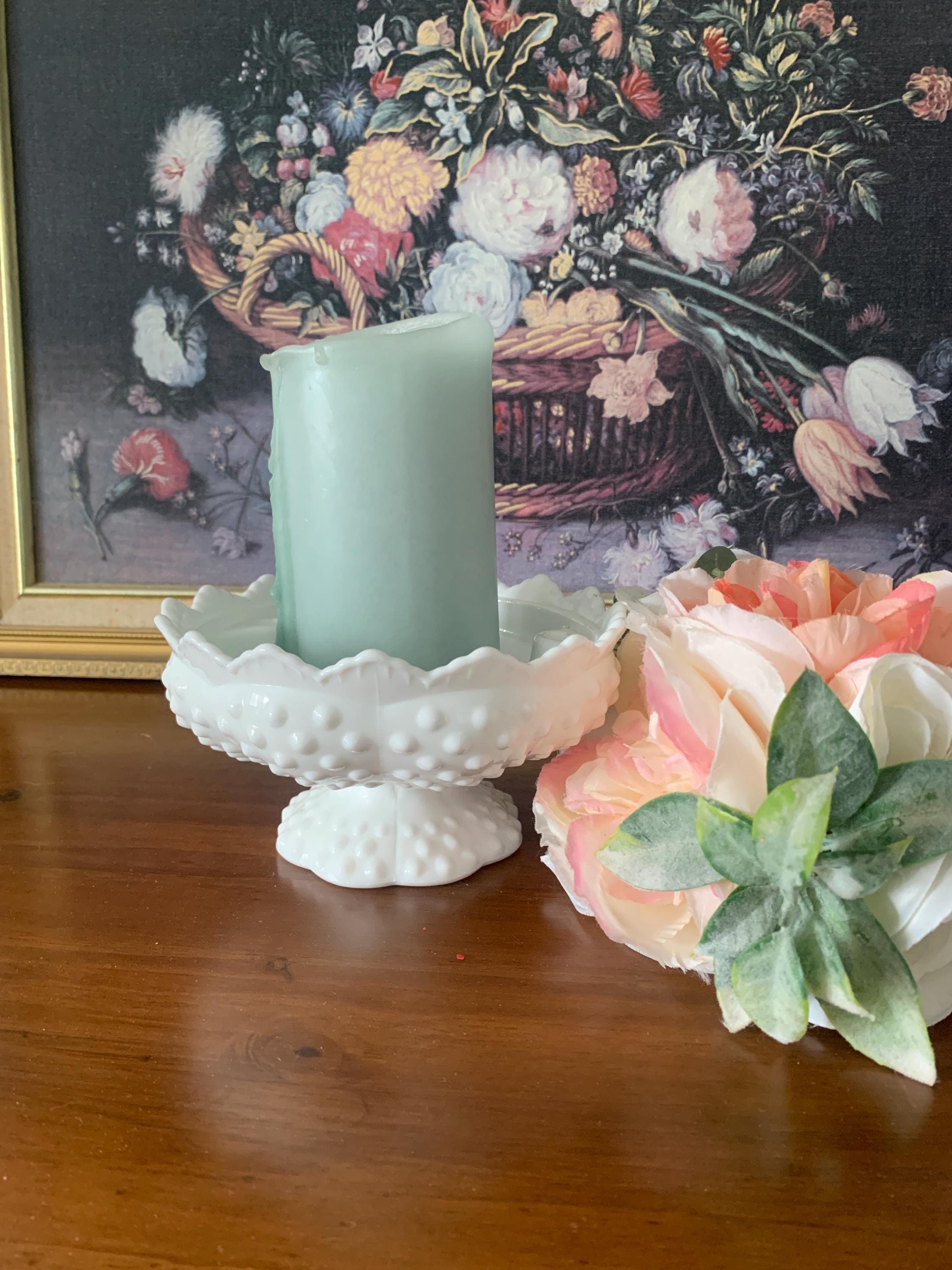 Fenton candlestick holders - Etsy 日本