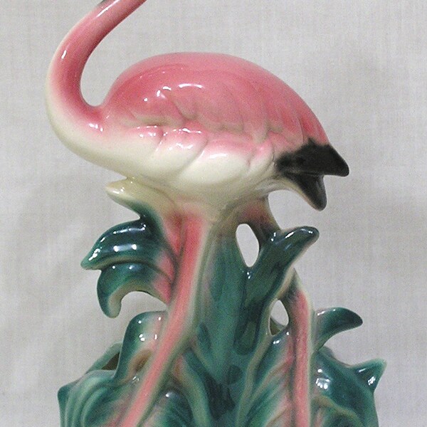 Stunning Flamingo Figural Planter Likely Lane or Maddux of California 1950s