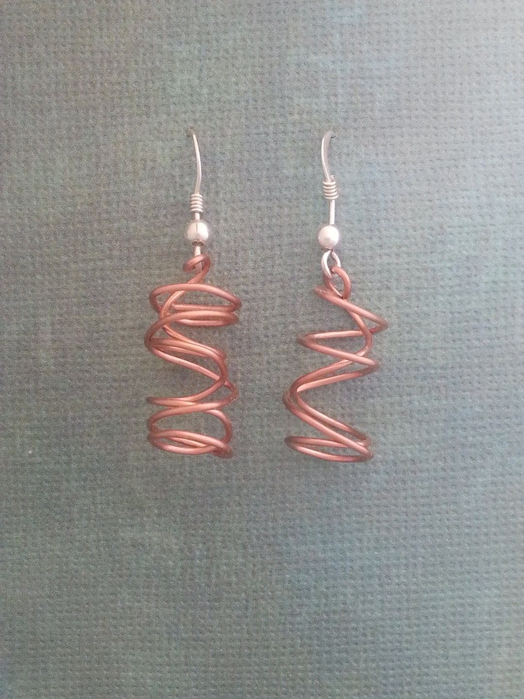 Hurricane Earrings in Silver and Copper Etsy