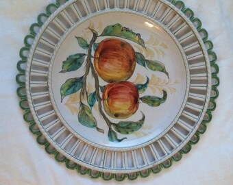 Cranford Italy vintage plate  apples